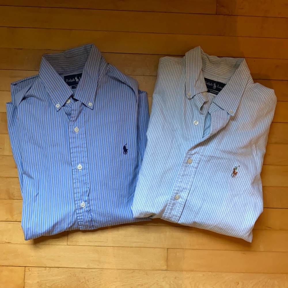 Lot of 2 Ralph Lauren Men’s Shirts